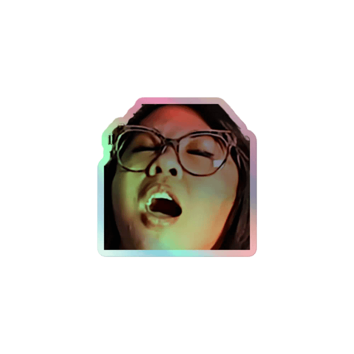 Gasm 3 inch holographic sticker product image (1)