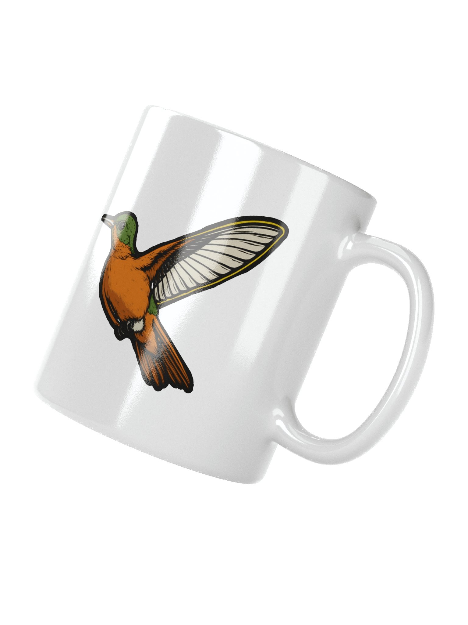 Vibrant Cinnamon Hummingbird Flight Mug product image (3)