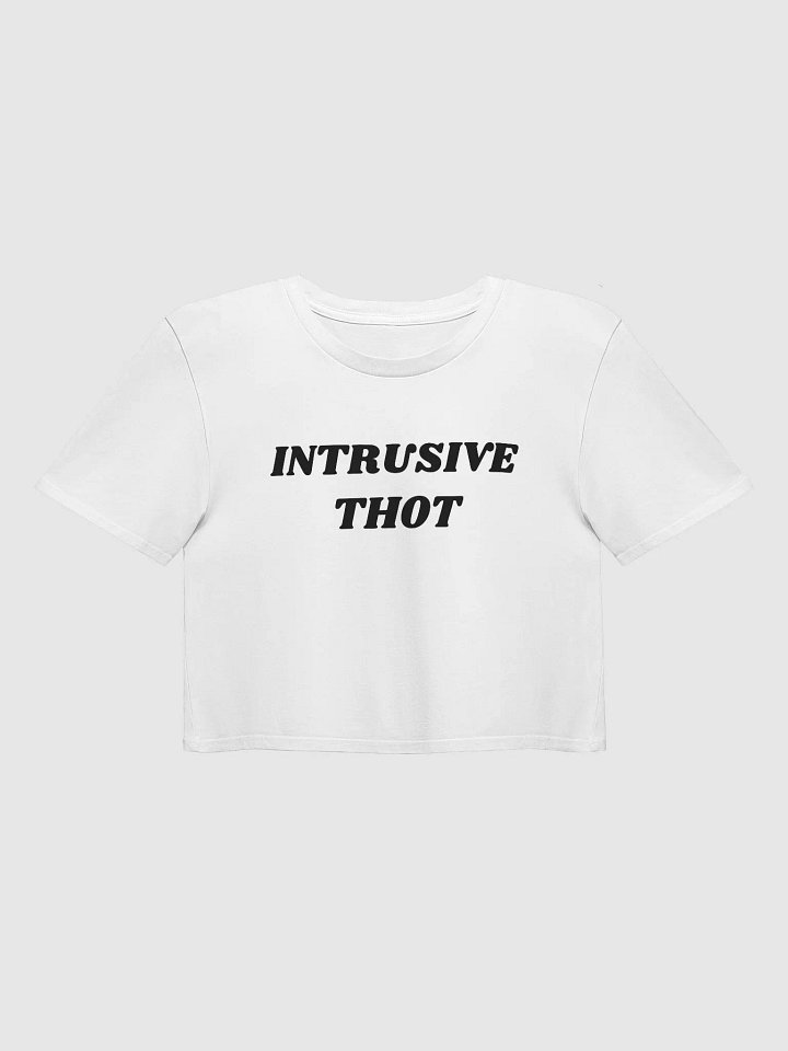 INTRUSIVE THOT Premium Crop Top product image (1)