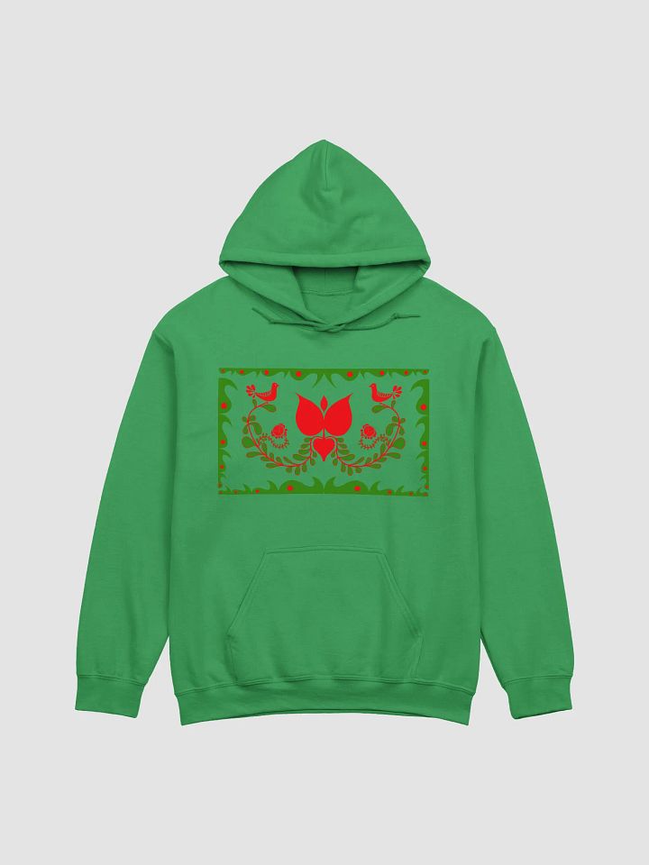 Hungarian Folk Art Green Harmony Hoodie product image (1)