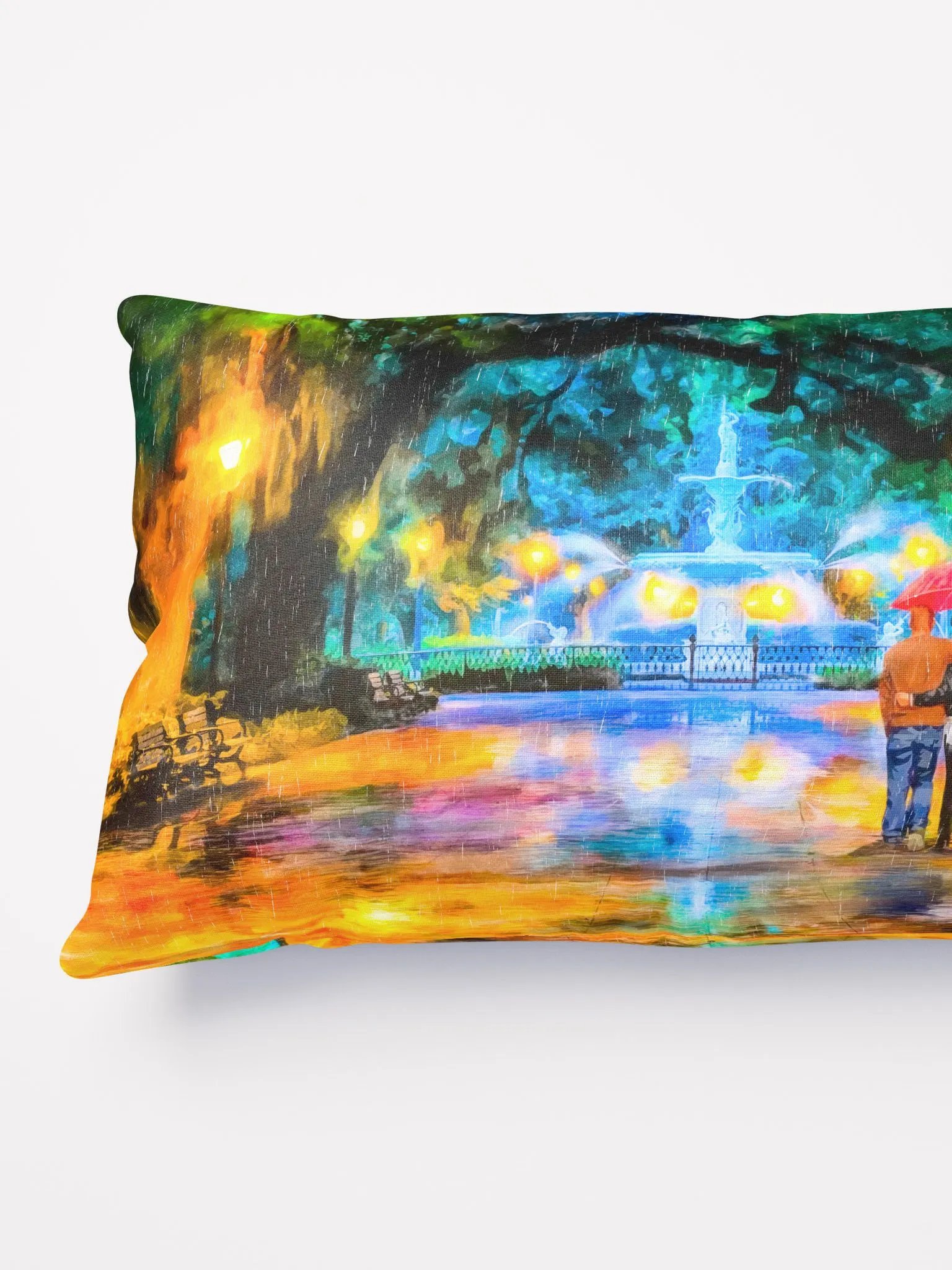 Forsyth Park – Savannah Fountain Throw Pillow product image (4)