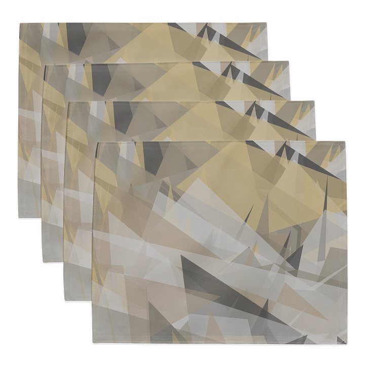 Translucent Geometry Placemat Set product image (2)