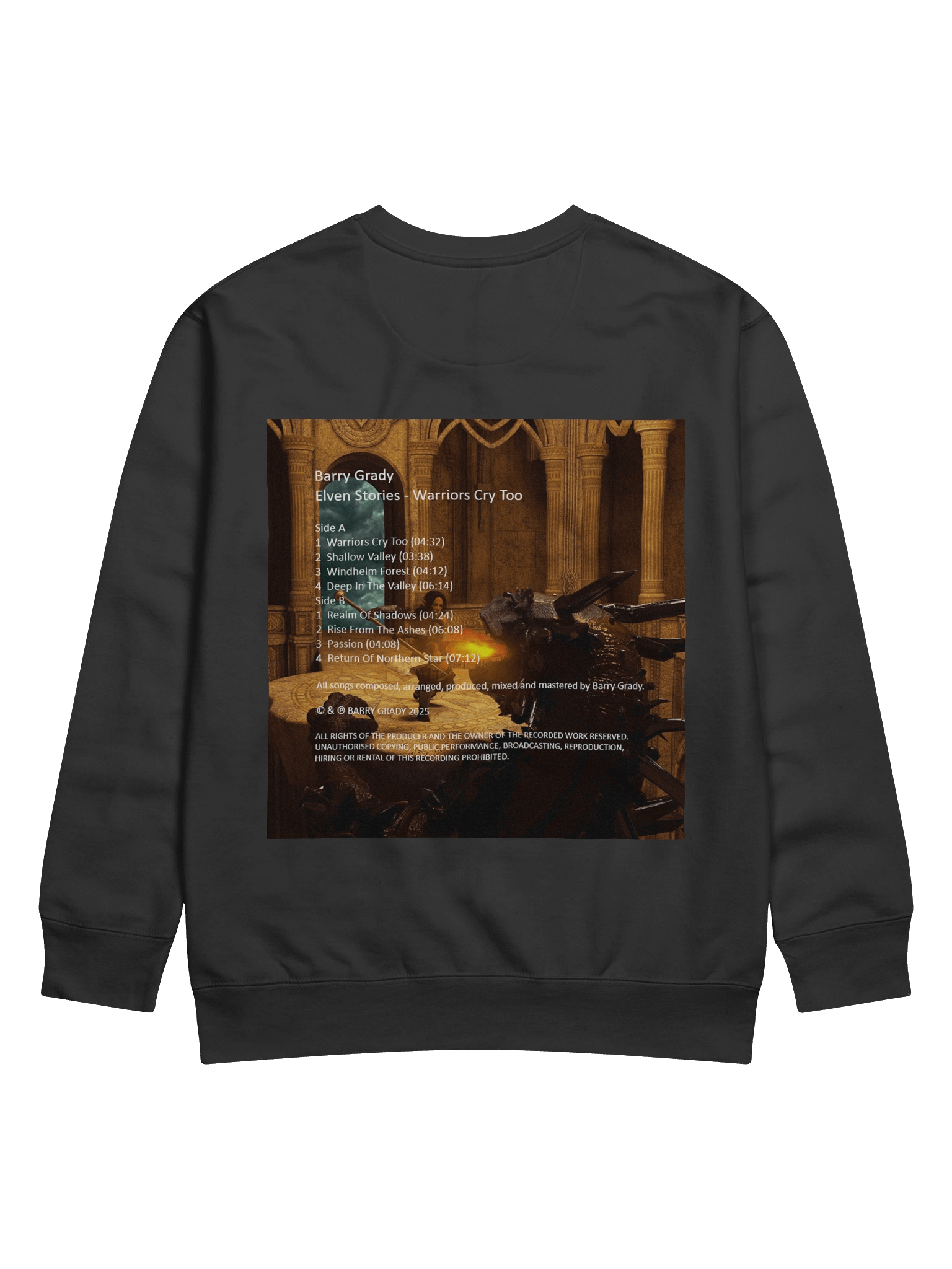 'Elven Stories - Warriors Cry Too' Premium Sweatshirt product image (36)
