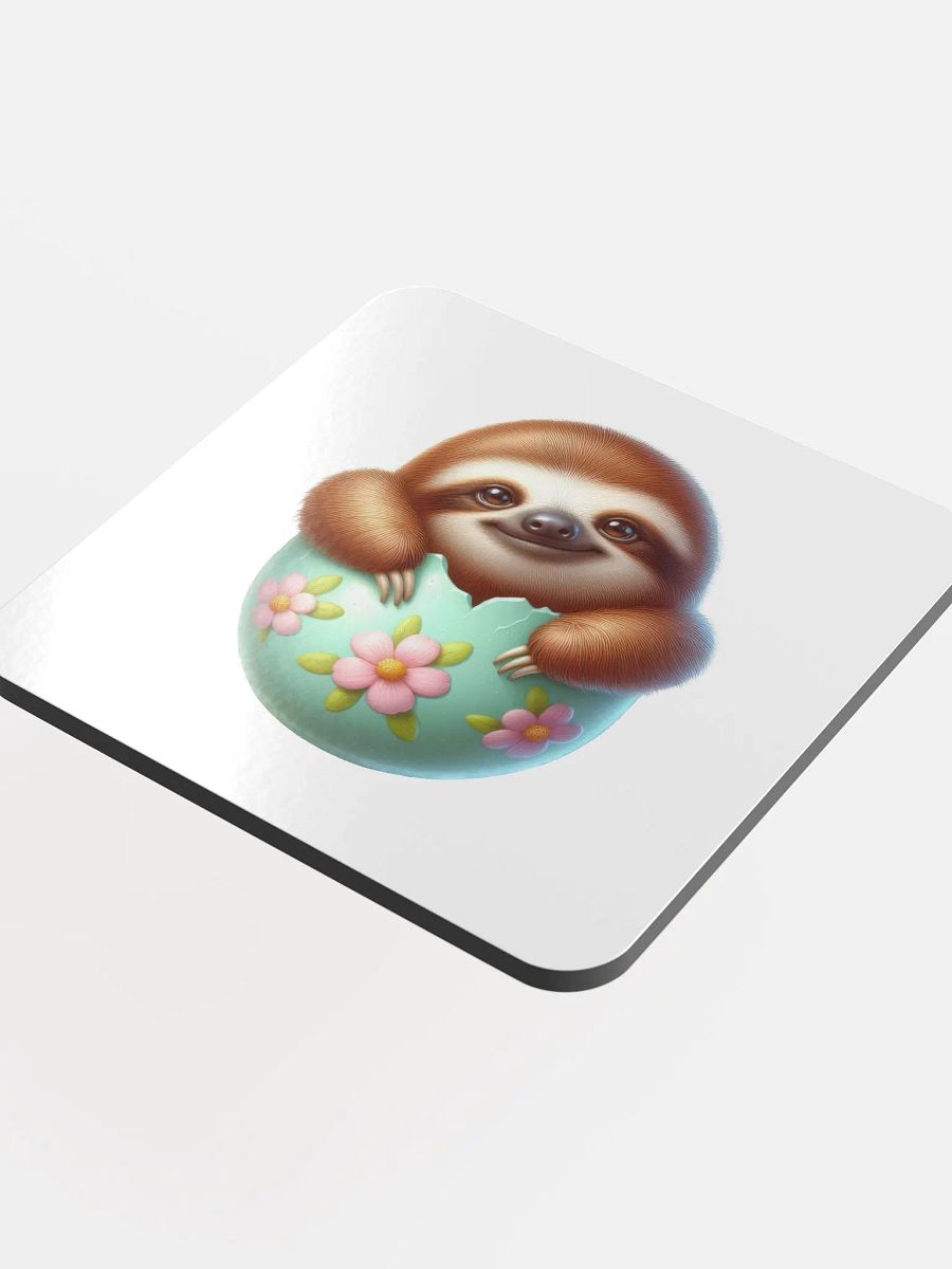 Sloth Easter Egg - Coaster product image (4)