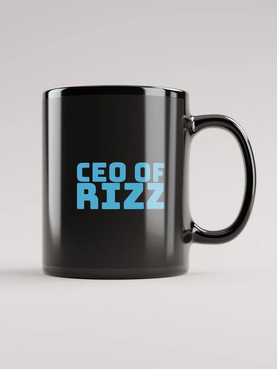 CEO of Rizz Black Mug product image (1)