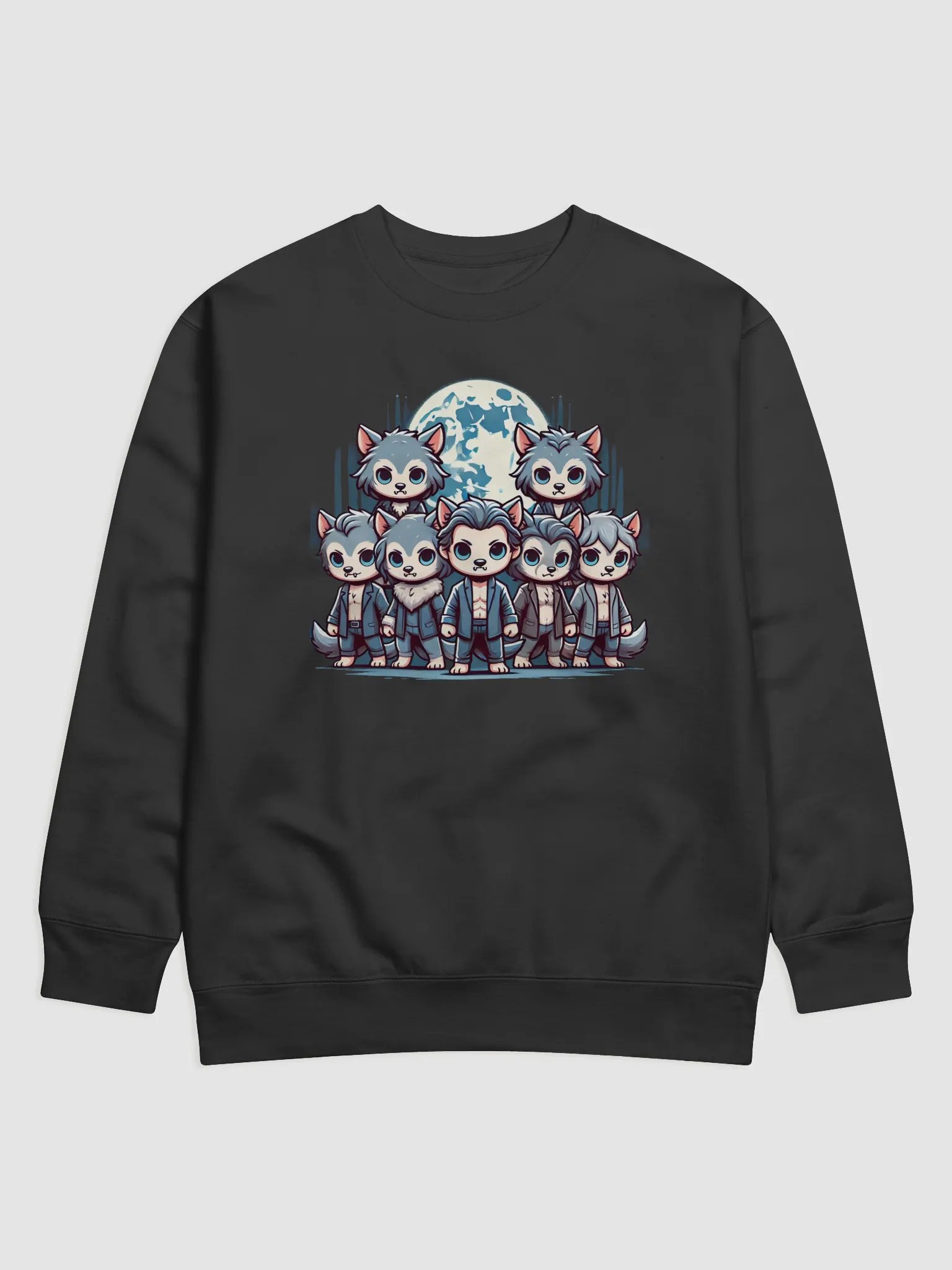 Chibi Monster Pack & Party Long Sleeve Shirt product image (1)