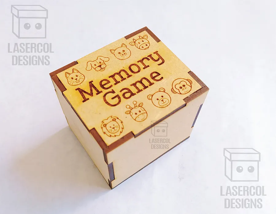 Memory Game (Animals) Version 2 - Laser Cut Files product image (10)