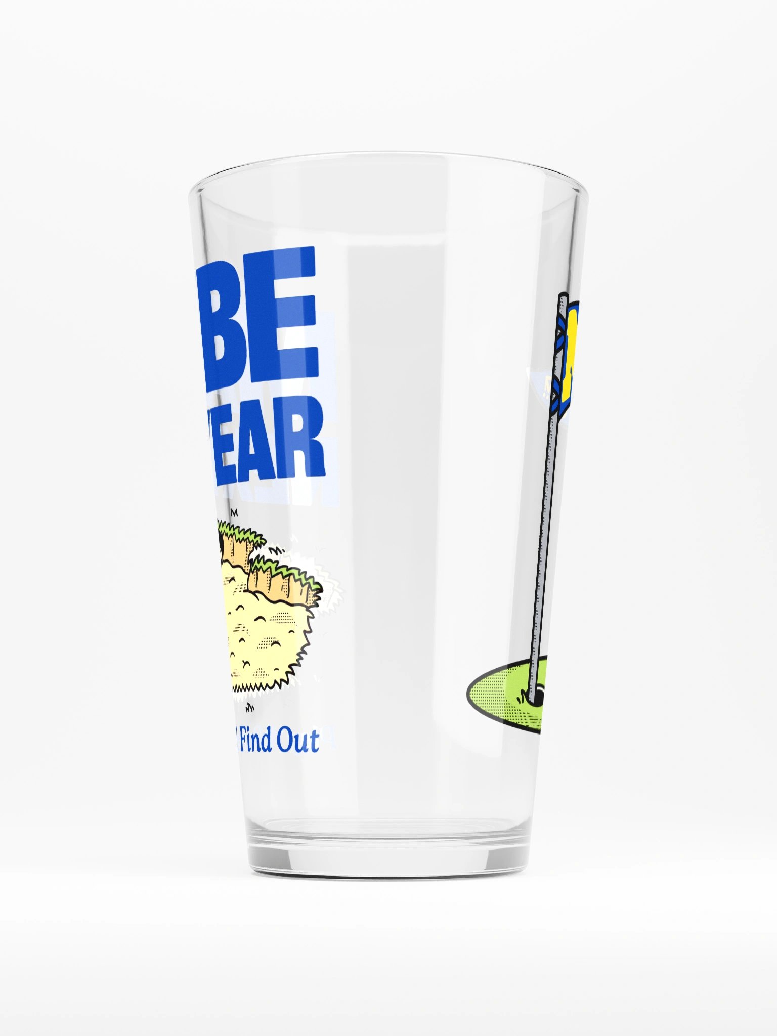 Play A Round & Find Out Pint Glass product image (3)