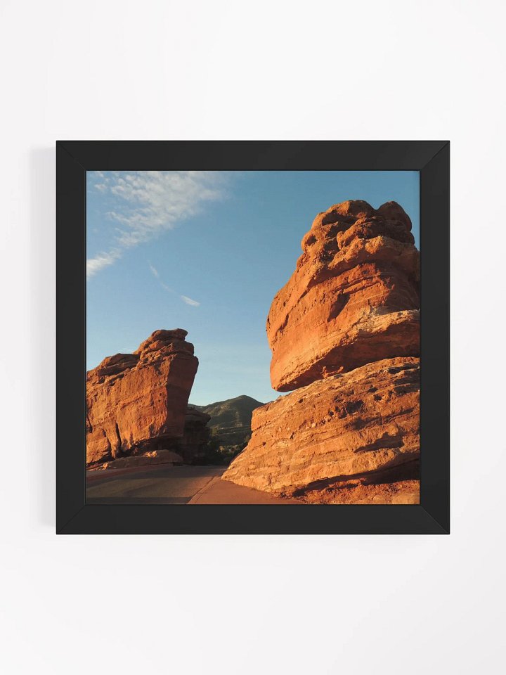 Balance Rock Framed Print product image (1)
