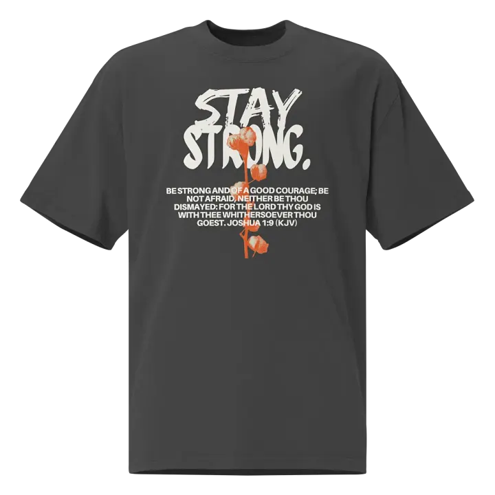 Stay Strong Premium Faded Tee product image (1)