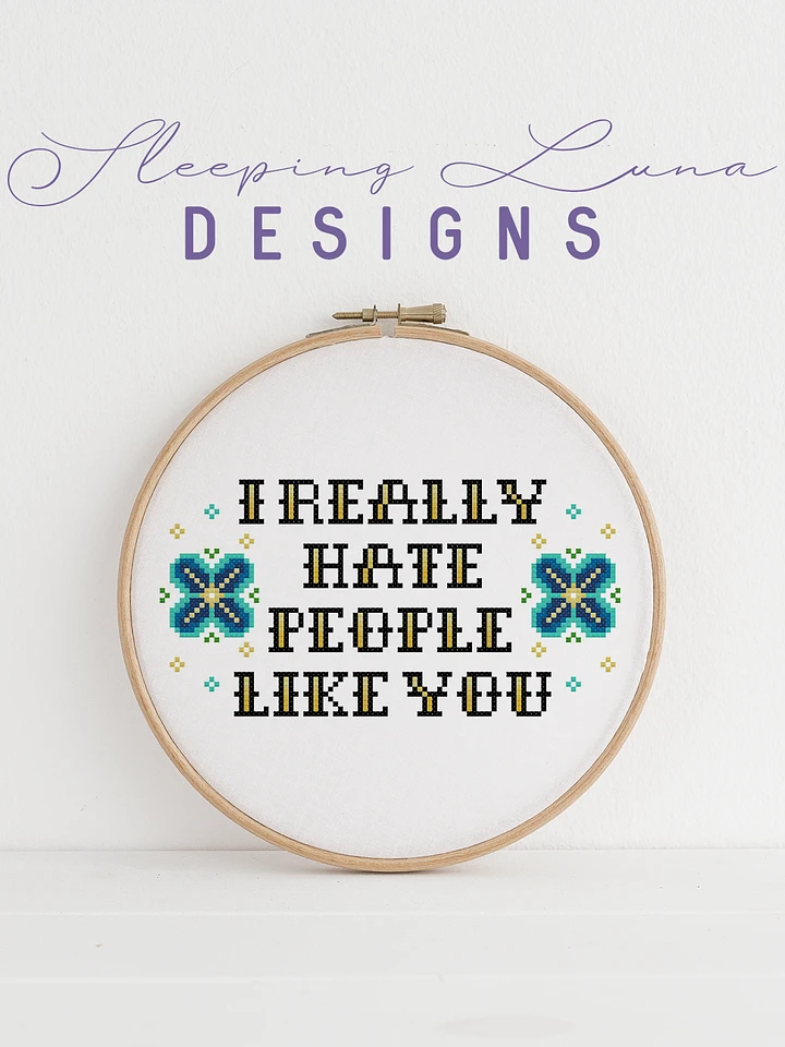 People Like You - Cross Stitch Pattern product image (1)
