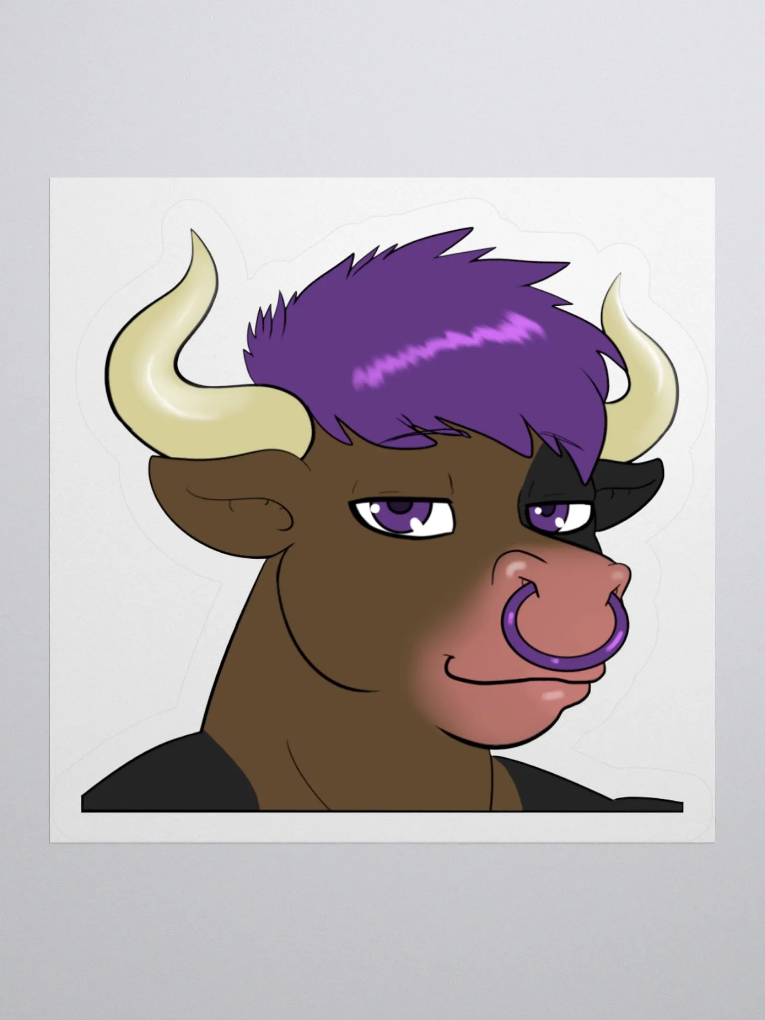 Yuuma Smug Emote Sticker product image (1)