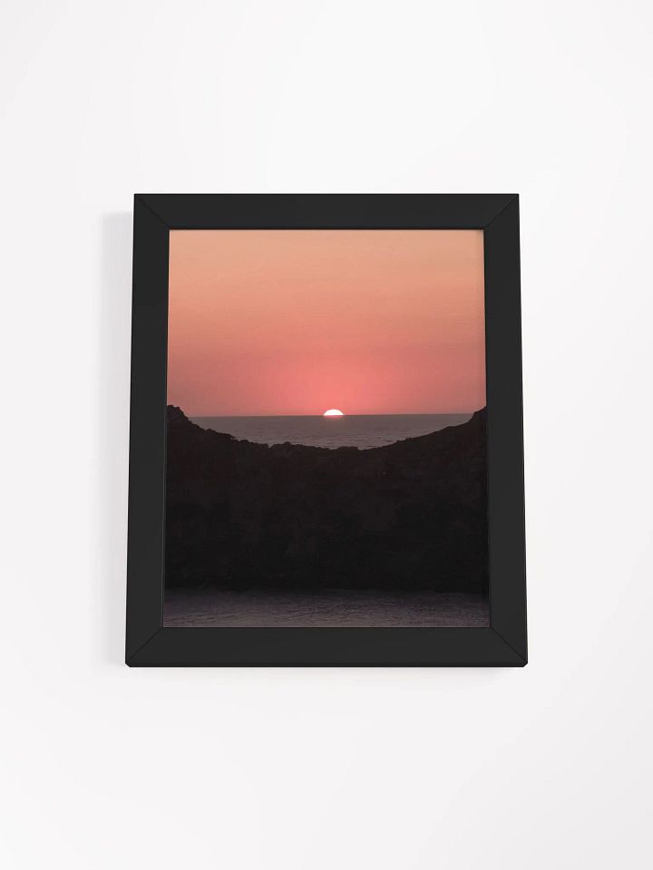 Sardegna Sunset - Framed High-Quality Matte Poster product image (1)
