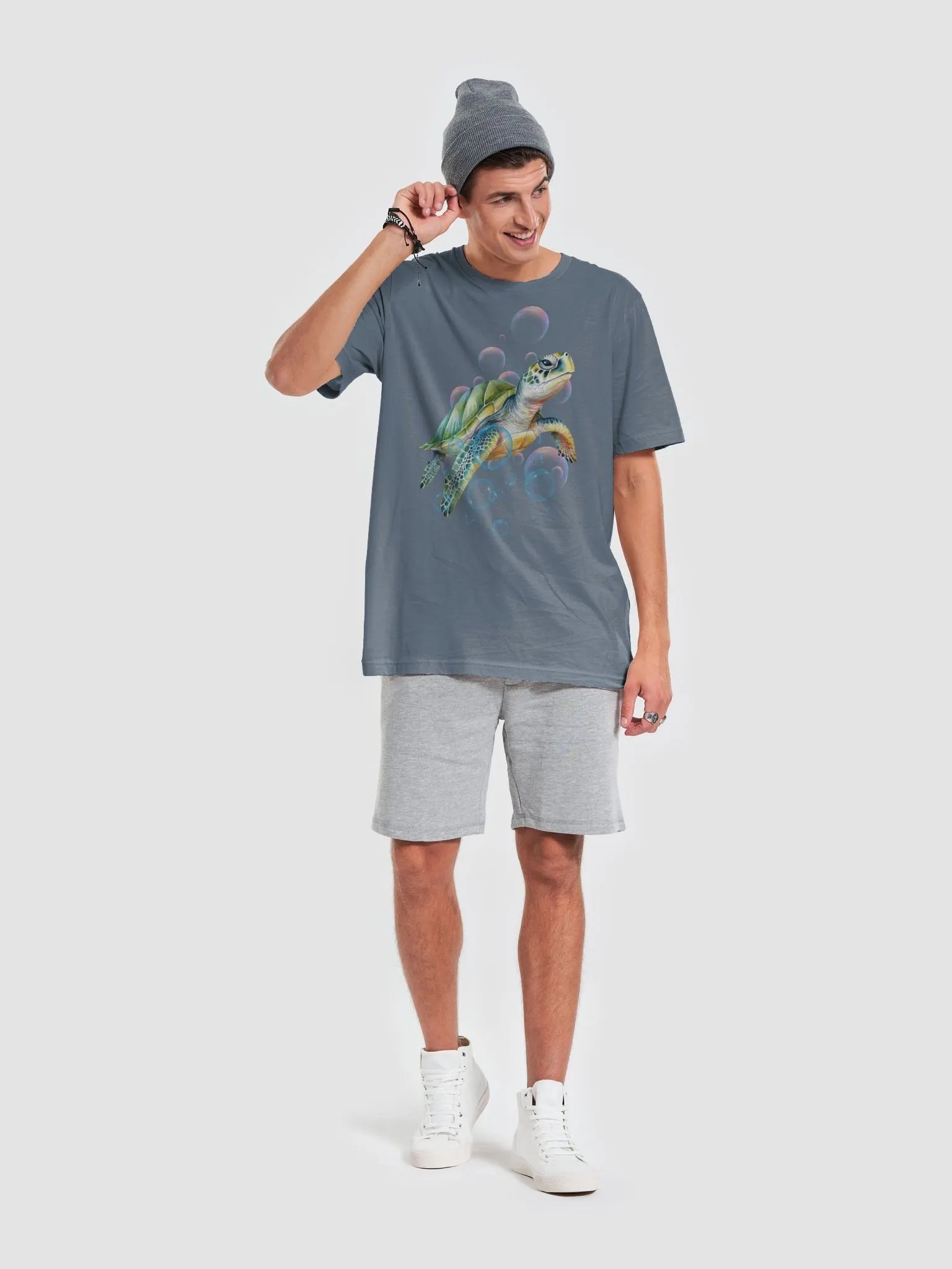 Sea Turtle Bubble T-Shirt product image (5)