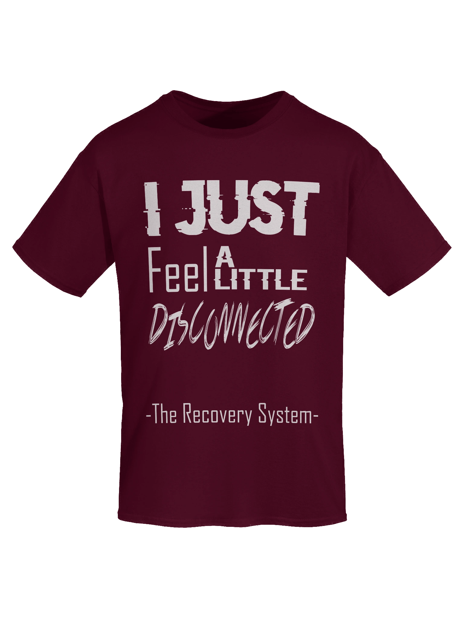 Disconnected Lyrics Maroon Tee product image (7)