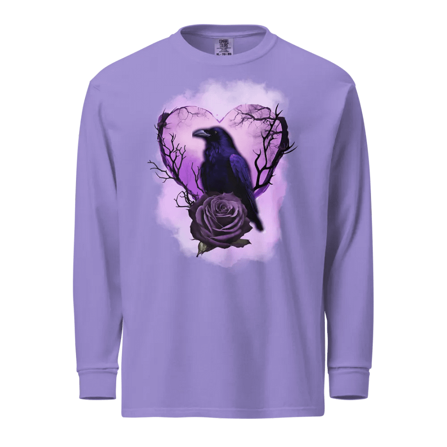 Raven's Heart Heavyweight Long Sleeve tee product image (1)