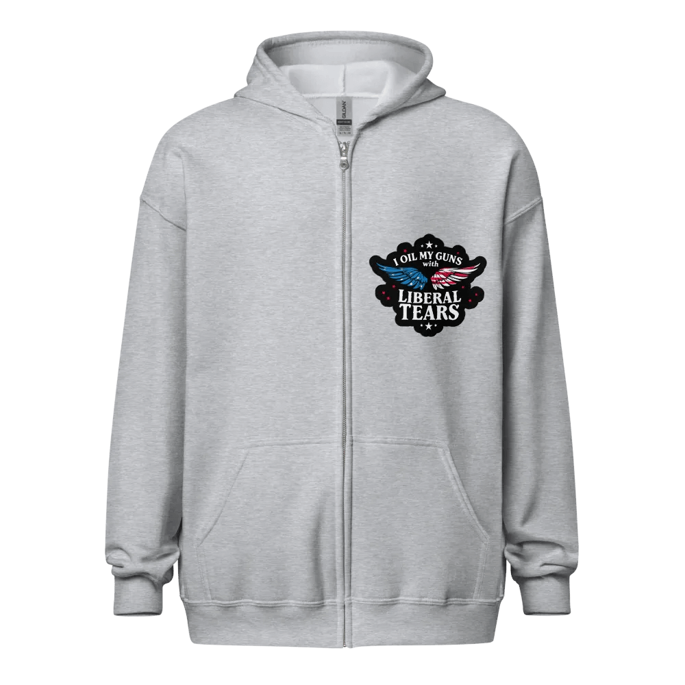 Zip Hoodie: Liberal Tears Gun Oil product image (11)