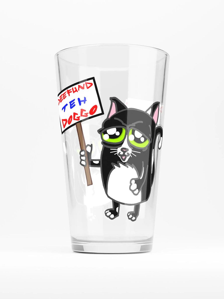 Tuxedo Protestor Pint Glass product image (1)