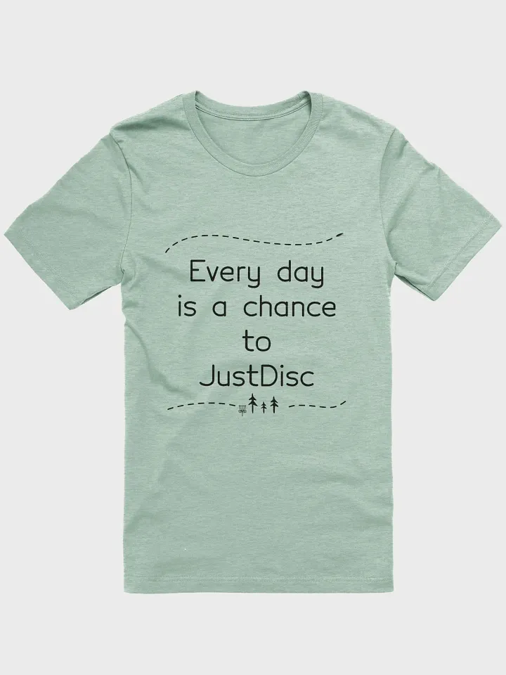 JustDisc Every Day - Gildan Unisex Softstyle T-Shirt (Black Logo) product image (1)