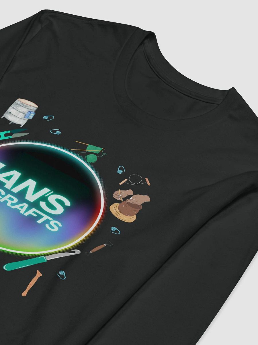Ian's Crafts Logo Premium Fitted Long Sleeve Crew product image (6)