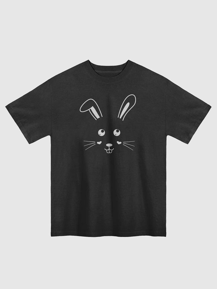 Cute Bunny Oversized T-Shirt by AS Colour 5082 | Premium Faded Tee for Casual Style product image (1)