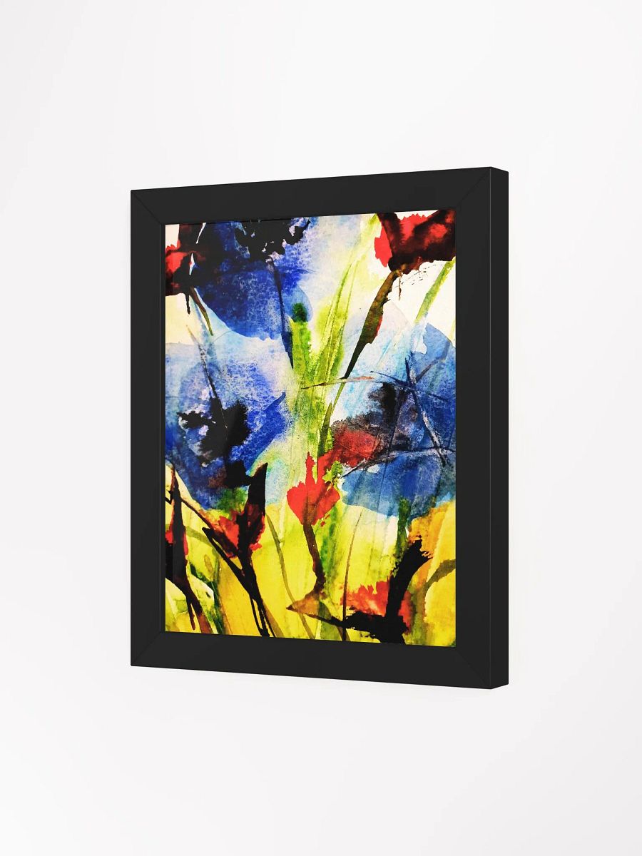 blue water colour flowers, original painting by the artist product image (3)