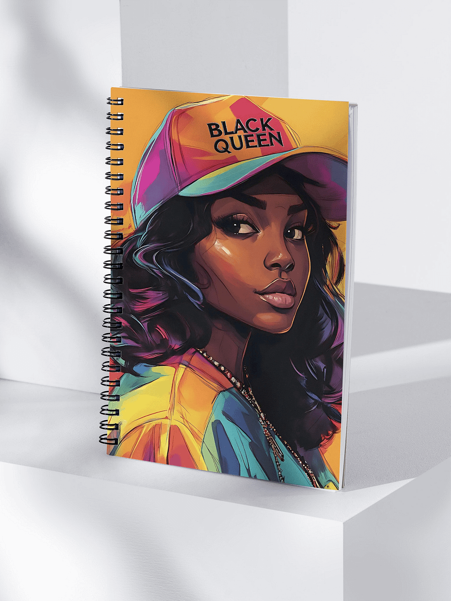 Black Queen Vibes Spiral Notebook product image (4)