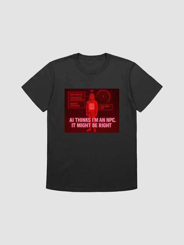 AI Thinks I’m an NPC Glitch Tee – Funny Techcore Shirt for Digital Outcasts & Free Thinkers product image (1)