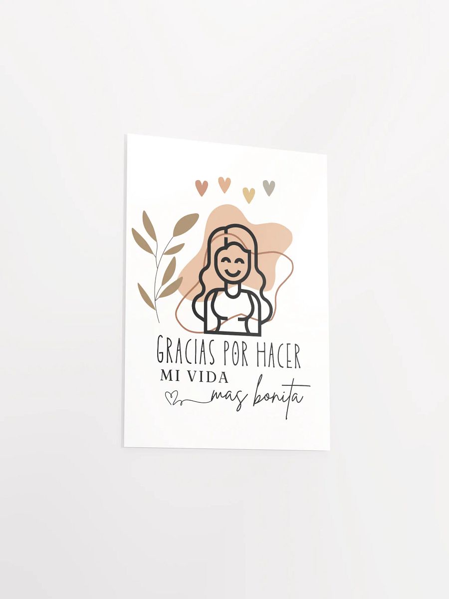 Boho Gracias (Thank you in Spanish) Design paper poster product image (3)