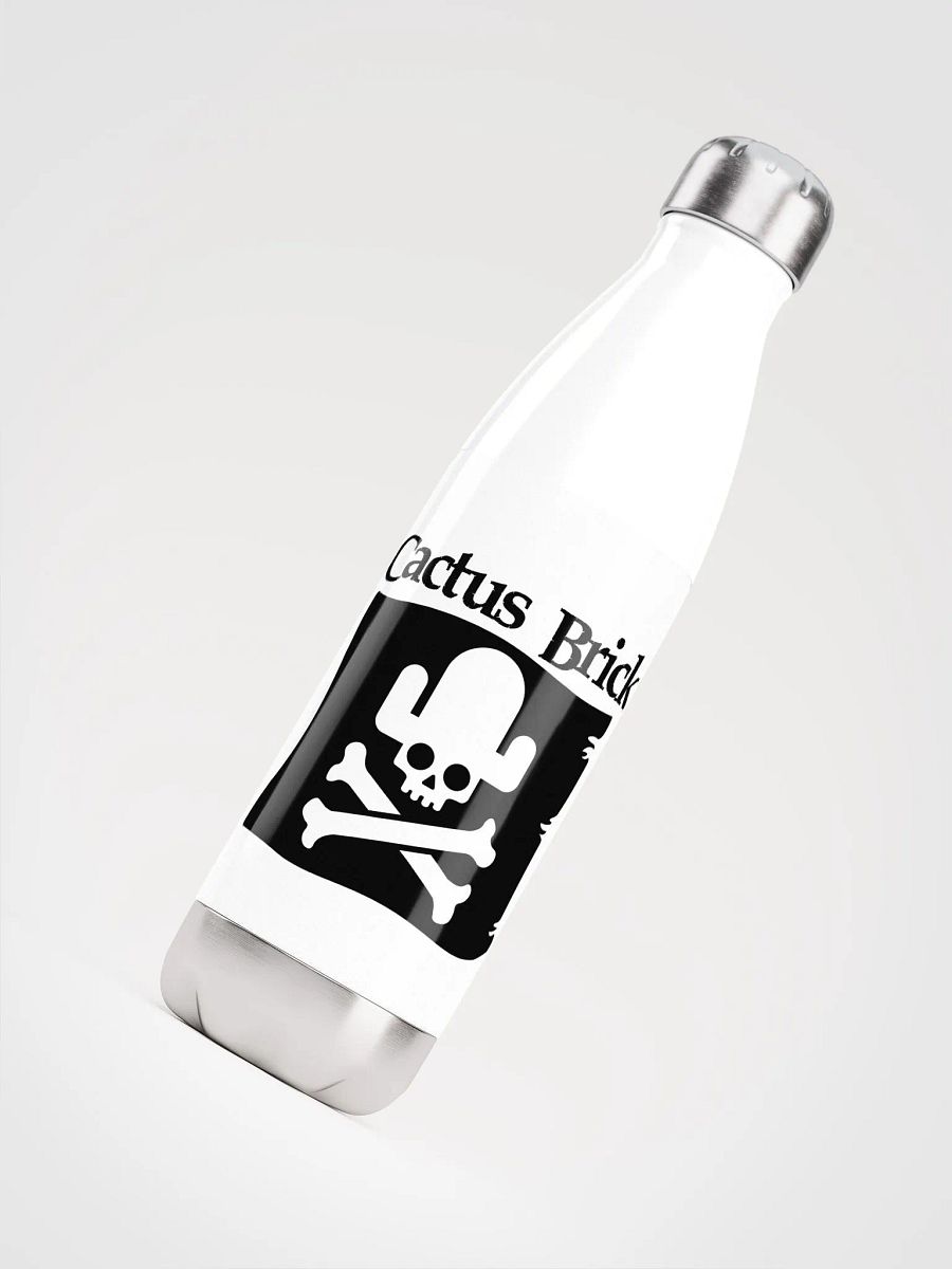 Cactus Brick (Stainless Steel Water Bottle) - Pirate Flag product image (5)