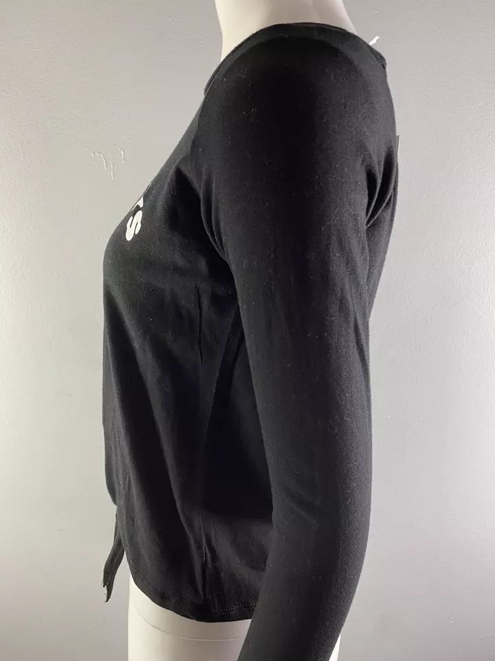 NWT Miss Popular Girl’s Better Days Ahead Cropped Top Black Size 14/16 product image (2)
