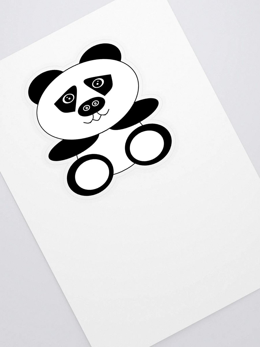 Panda Kiss Cut Sticker Sheet product image (1)