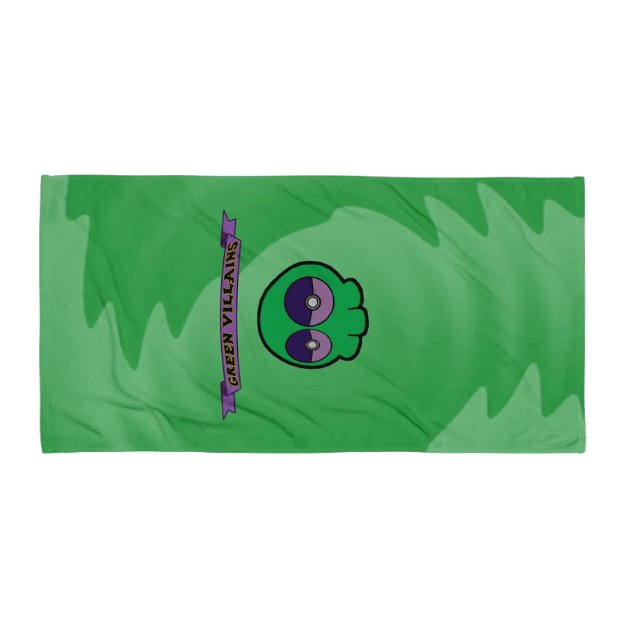 GREEN SKULL TOWEL! product image (1)