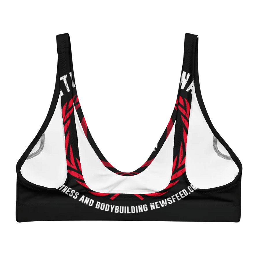 IFBNewsfeed.Org's All-Over Print Recycled Padded Bikini Top product image (1)