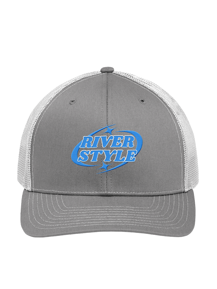 Starry River Style Blue Snapback Trucker Hat product image (1)