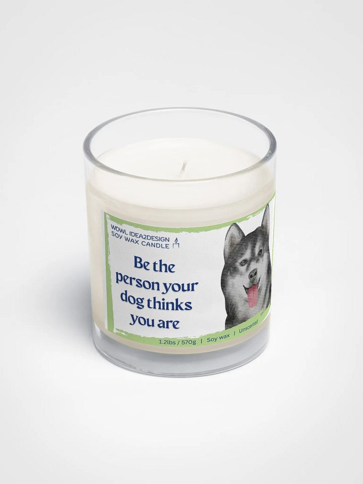 Husky Dog Lover Best Gift, Large Capacity, Great Value & Eco-Friendly Candle – 1.2 lbs of Pure Serenity product image (2)