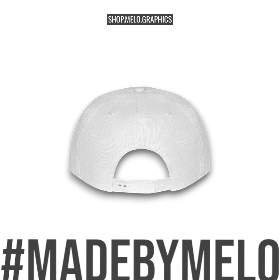 MELOgraphics Classic: Whiteout - Snapback Hat | #MadeByMELO product image (2)