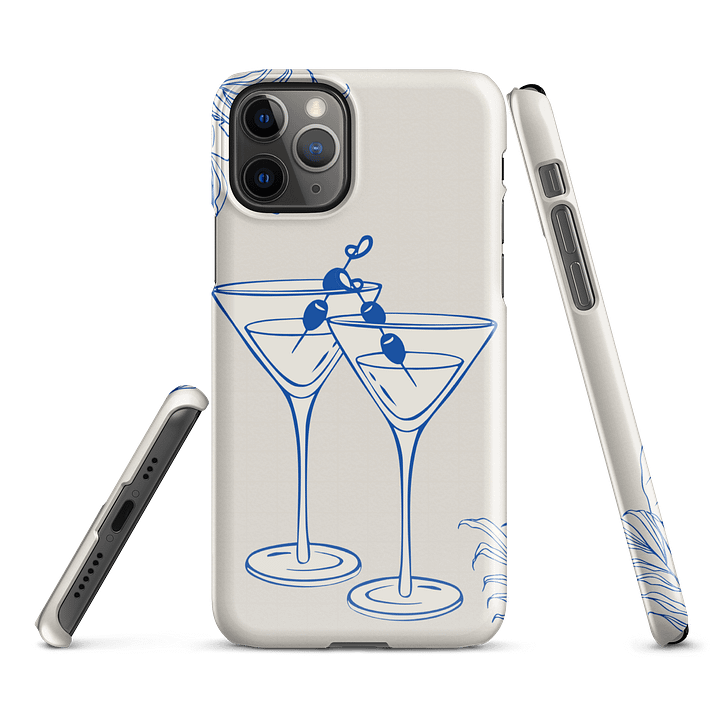 Olive Martini Line Drawing iPhone® Snap Case product image (2)