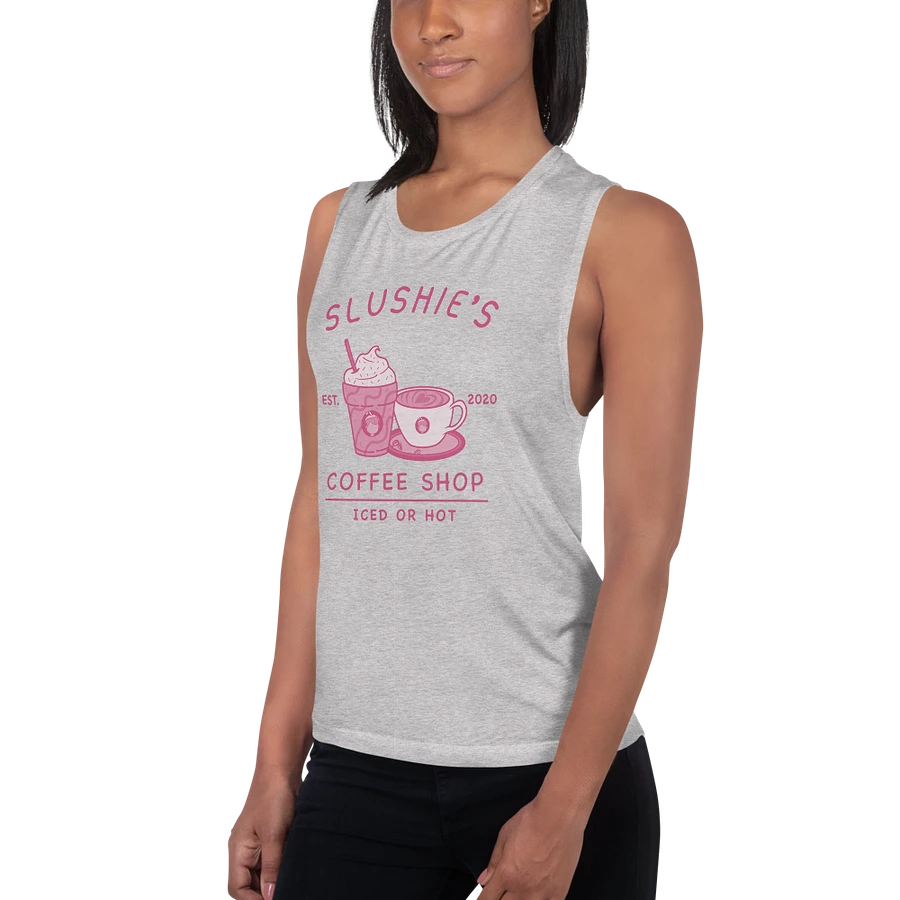 Slushie's Coffee Shop (Pink) | Women's Muscle Tank product image (3)