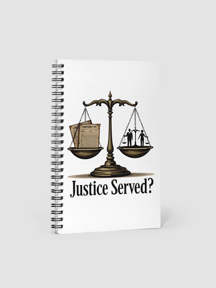 Justice Served? Notebook product image (1)