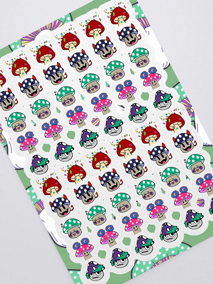 Shroomy Emotes | Slaps Sticker Sheet product image (1)