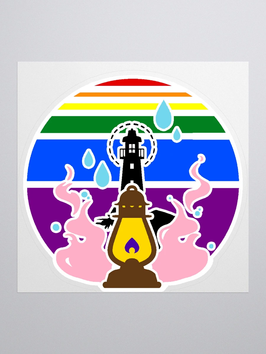 Pride at the Lighthouse | Kiss-Cut Sticker product image (1)