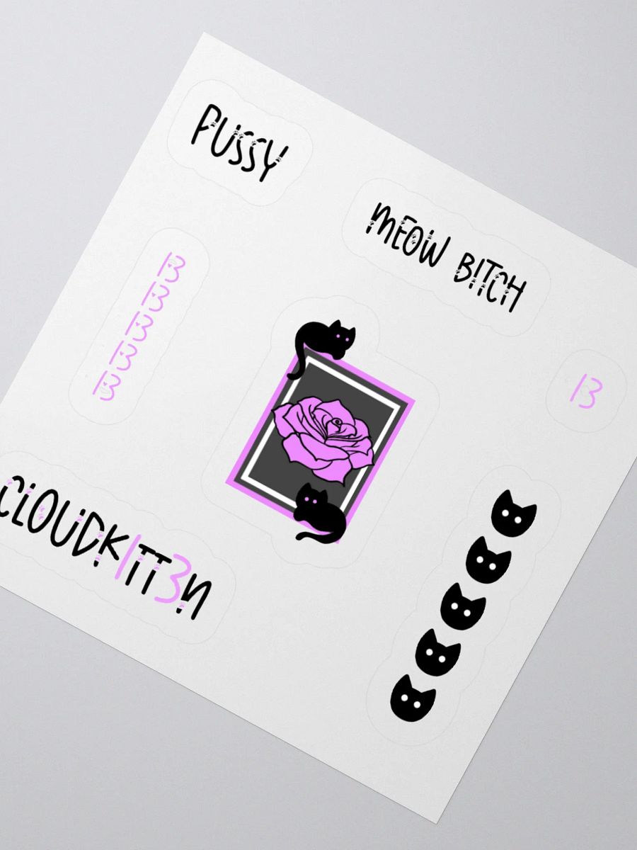 Kitten Sticker Sheet product image (2)