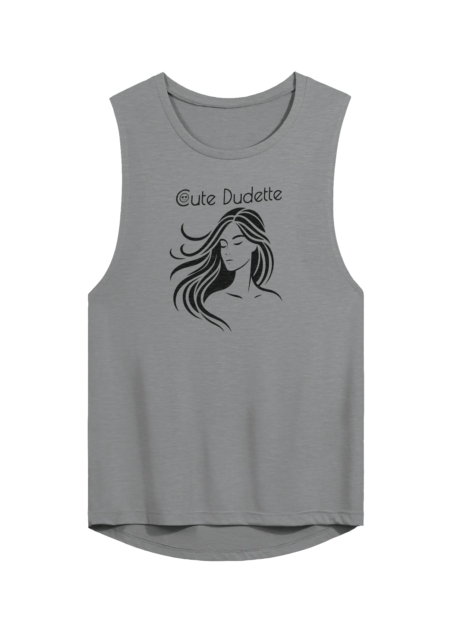 Cute Dudette Athletic Heather Muscle Tank product image (1)