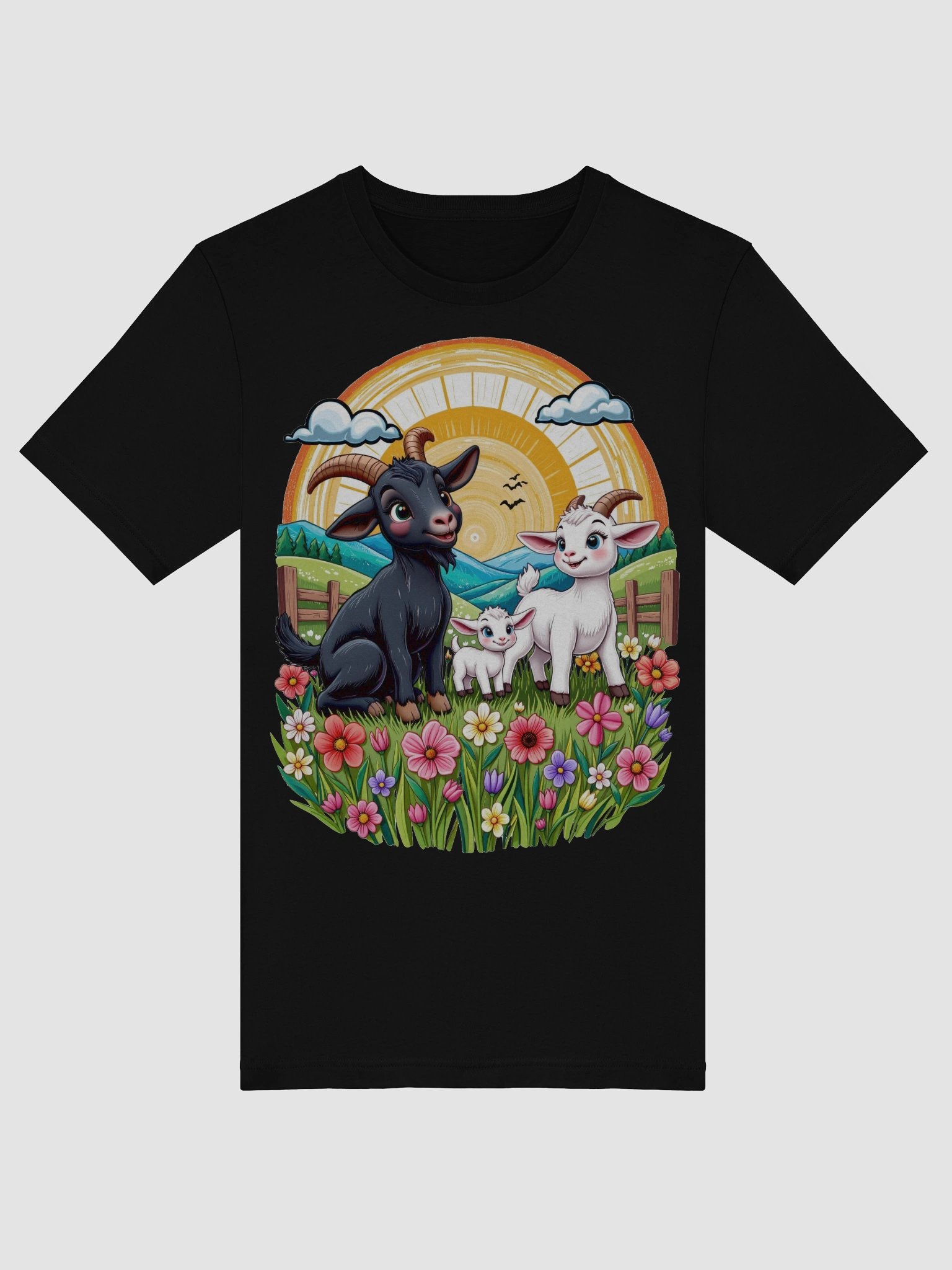 Cheerful Goat Trio Tee product image (42)