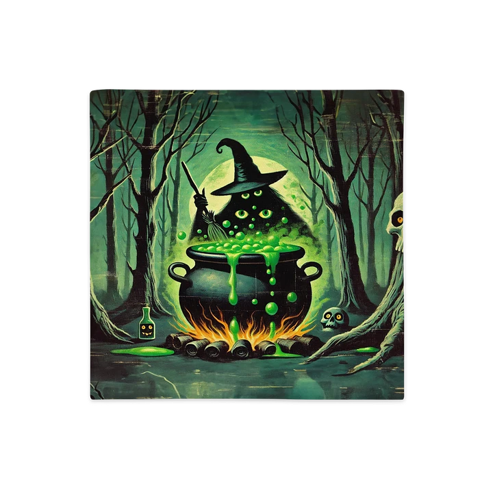 Cauldron Monster Premium Pillow Case product image (1)