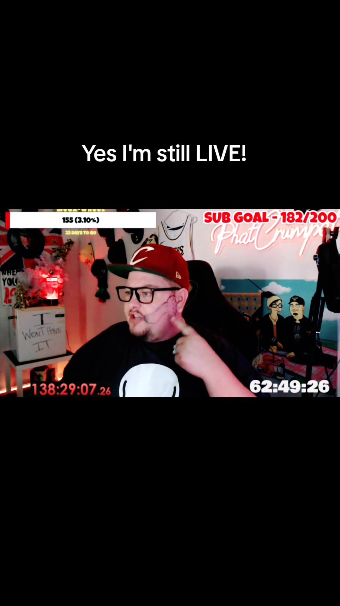 I wear it with Confidence! #subathon #giveaway #xmasinjuly #crumpy #whatsastreamer #twitch #phatcrumpet #streamerclips 