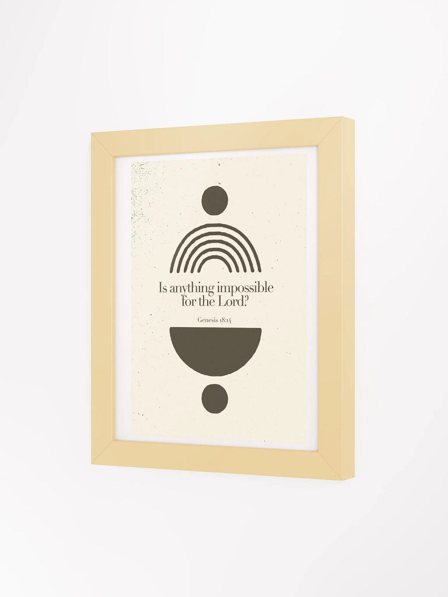 'Genesis 18:14' Poster product image (3)