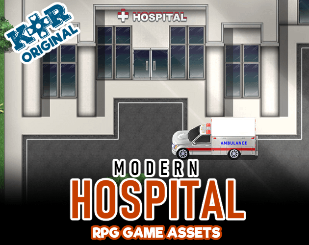 KR Modern Hospital Tileset for RPGs product image (1)