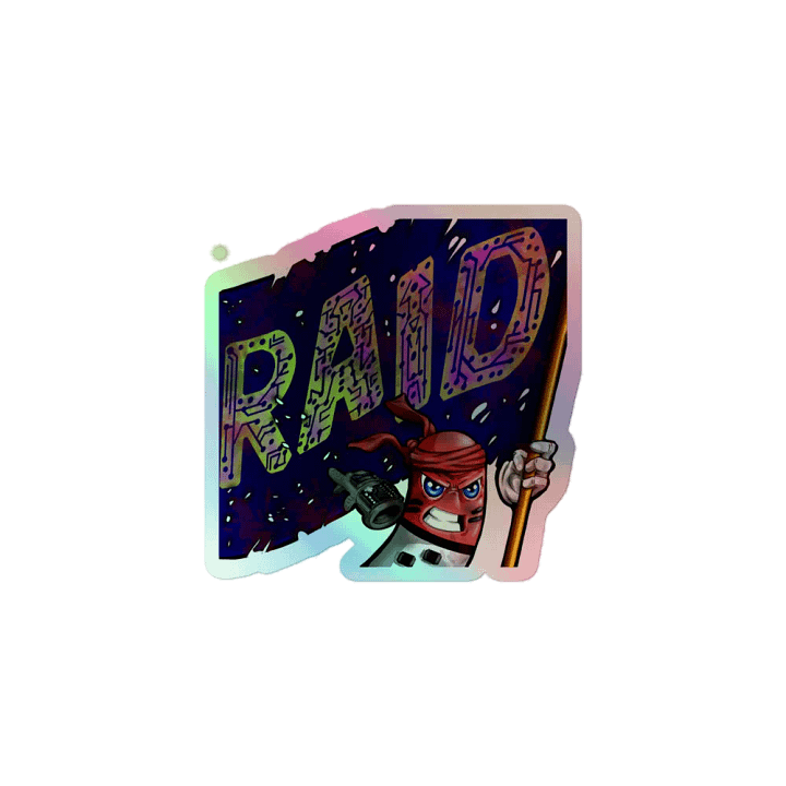 Raid! - Sticker Olografico product image (1)